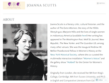 Tablet Screenshot of joannascutts.com